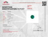 4.62 Carats Green Agate Round Stone